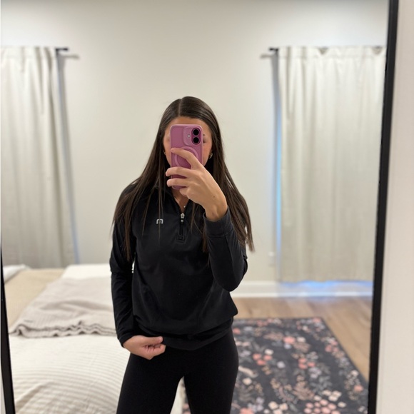 Travis Mathew Tops - Travis Mathew Women's Black Quarter Zip